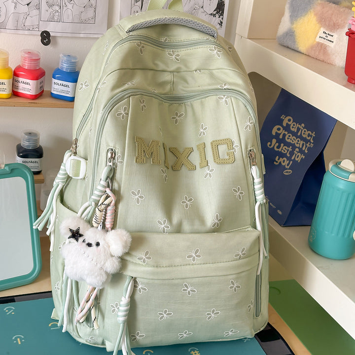 Floral Appliqué Stylish Backpack Kalsten