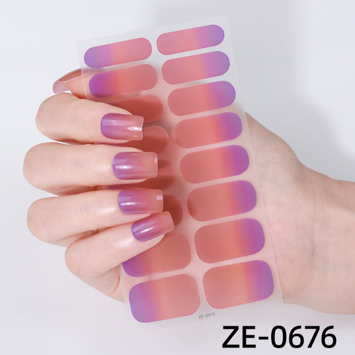 Gradient Gel Nail Wraps