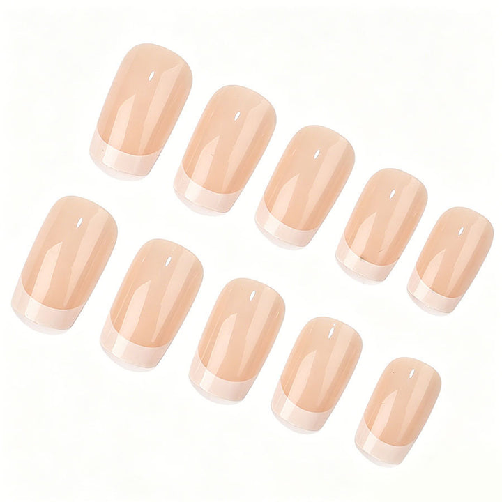 Classic French Tip Press-On Nail Art Set Kalsten