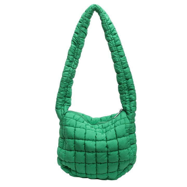 Quilted Puffy Crossbody Bag