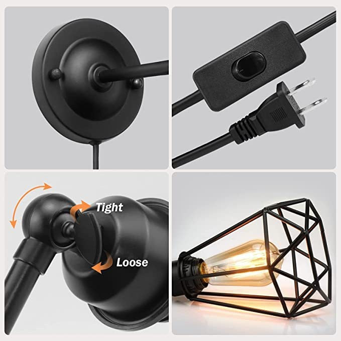 Industrial Style Wall Lamp