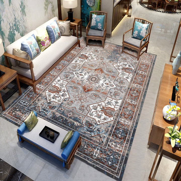 Vintage-Inspired Oriental Area Rug