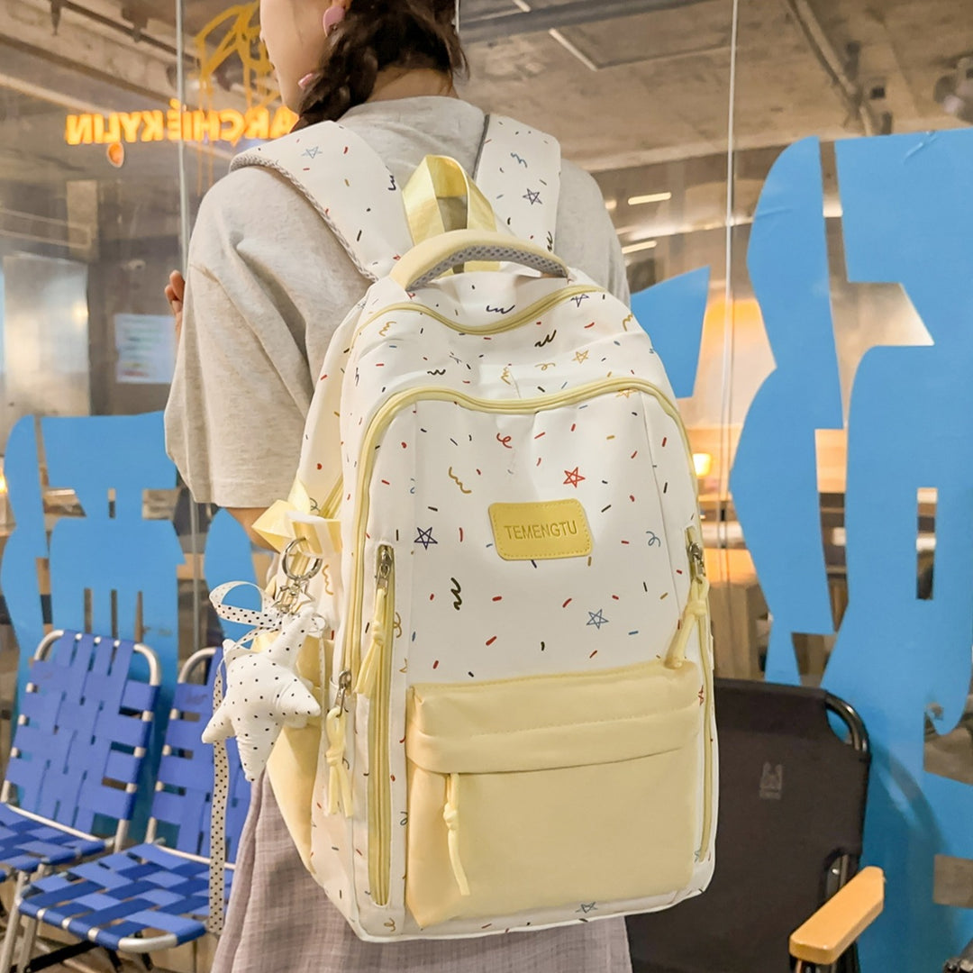 Trendy Decorative Patterned Backpack Kalsten