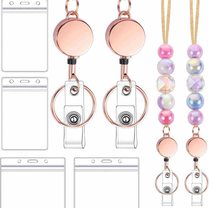 Decorative Beaded ID Badge Lanyard Kalsten