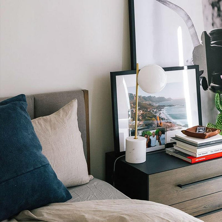 Elegant Marble Base Table Lamp