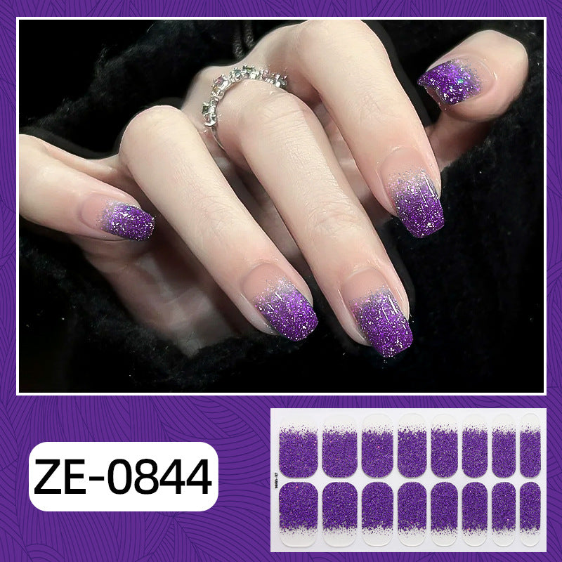 Glamorous Glitter Ombre Nail Wraps