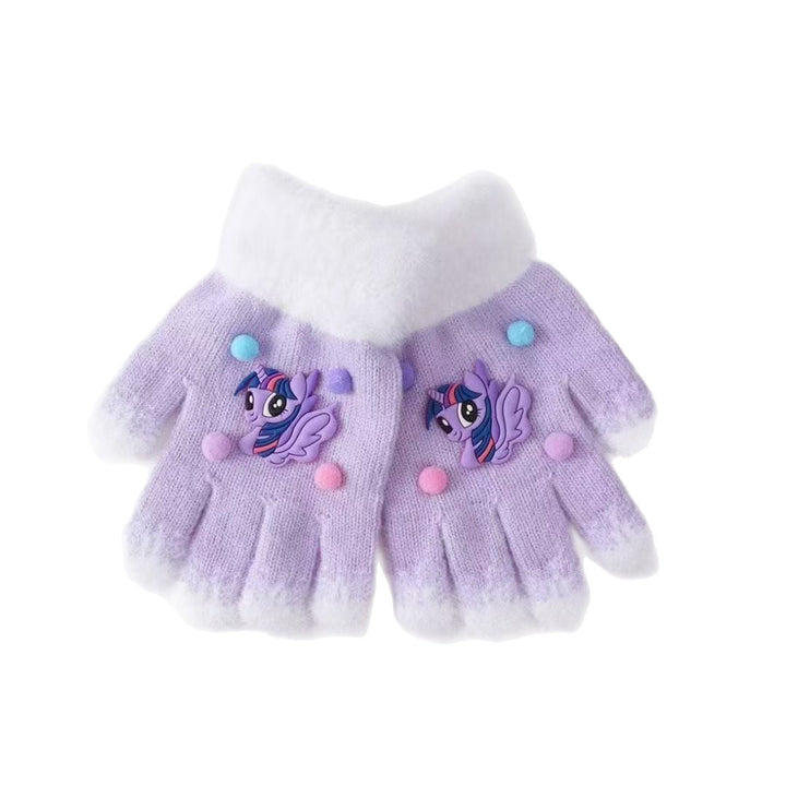 Children's Playful Cartoon-Themed Fingerless Gloves Kalsten
