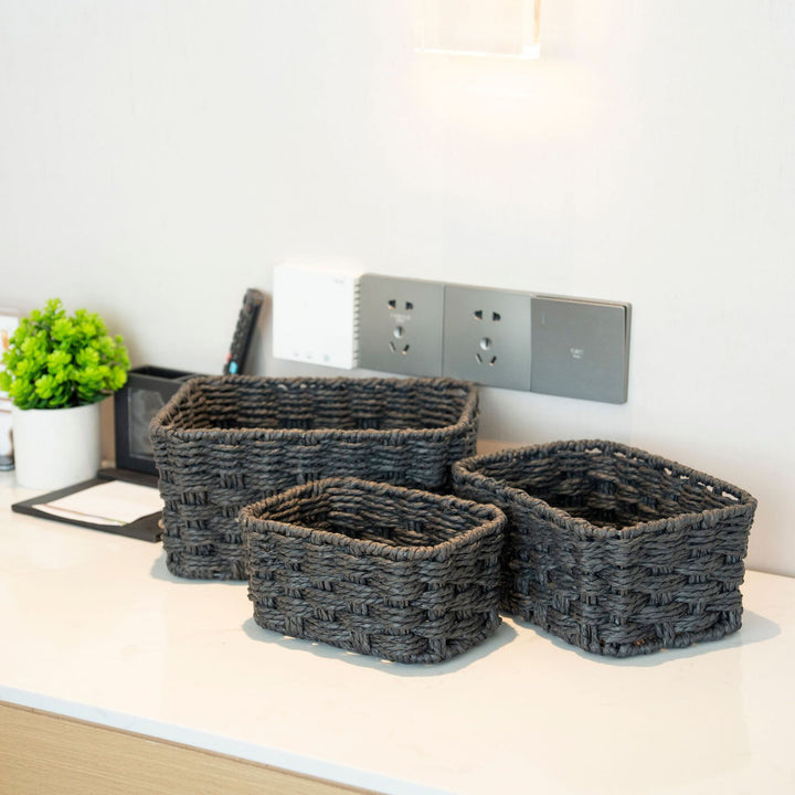 Multi-Purpose Woven Storage Baskets Kalsten