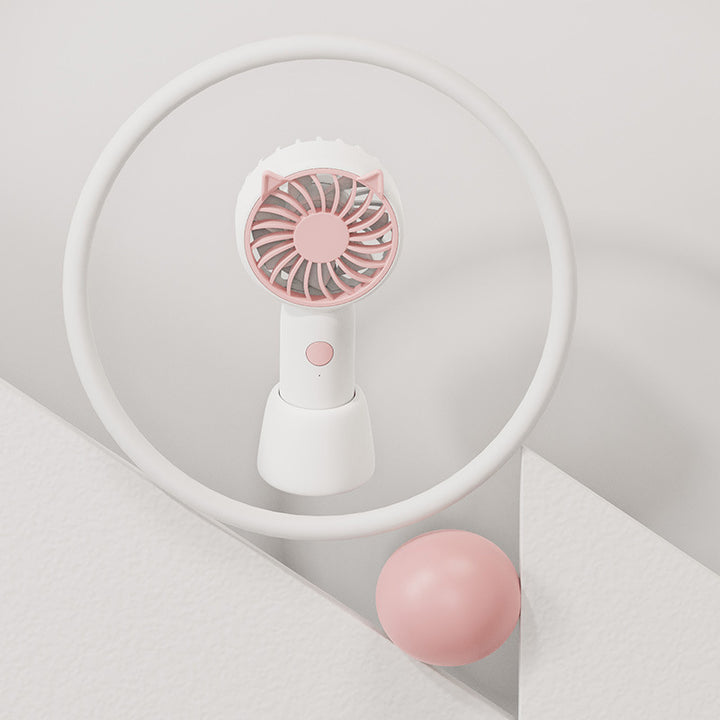 Ladies portable hand fan in elegant animal design Kalsten