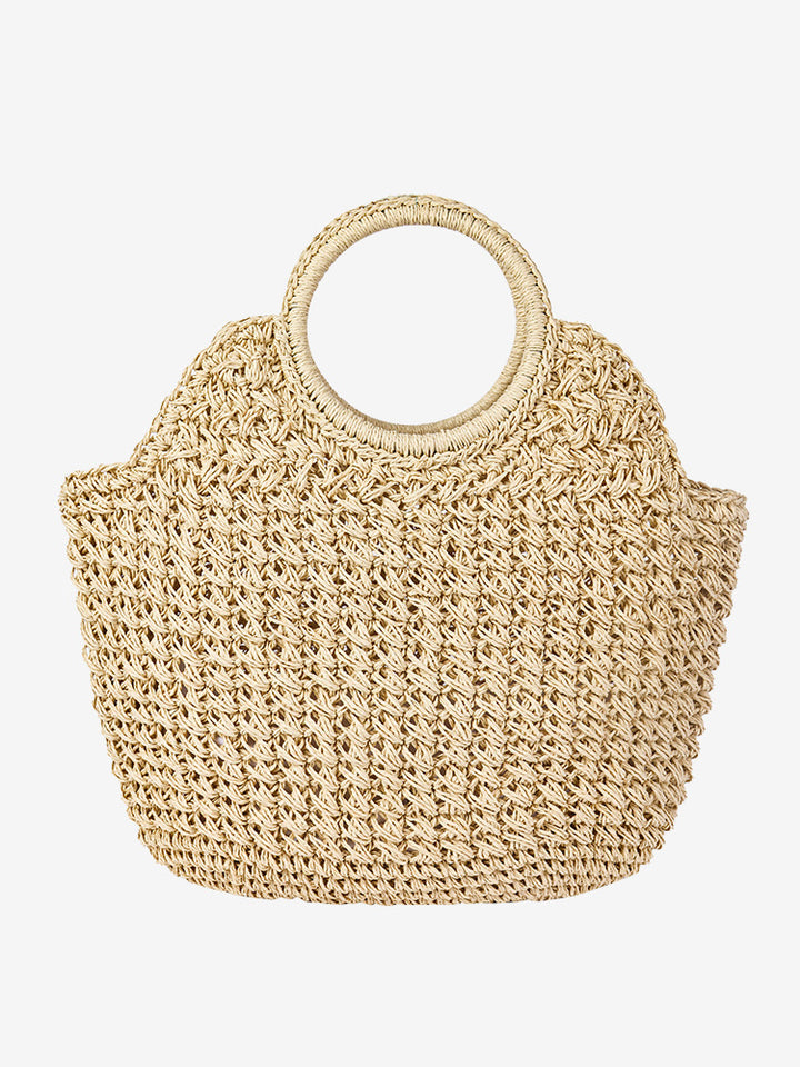 Handmade basket bag with innovative round design Kalsten