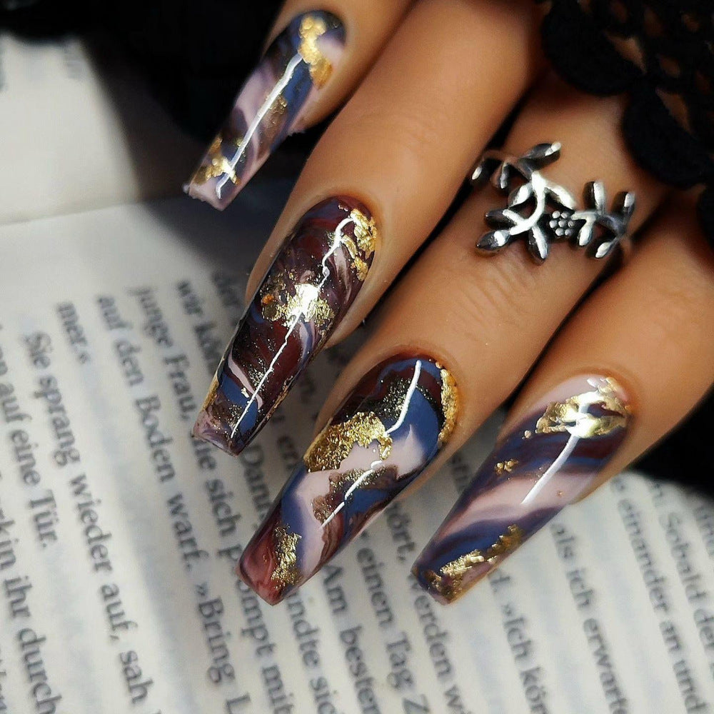 Artificial nails with luxurious design Kalsten