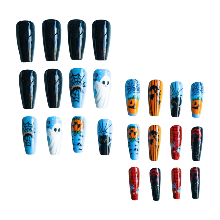 Halloween-Themed Artistic Press-On Nail Set Kalsten