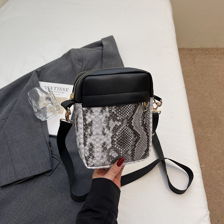 Patterned Compact Crossbody Bag