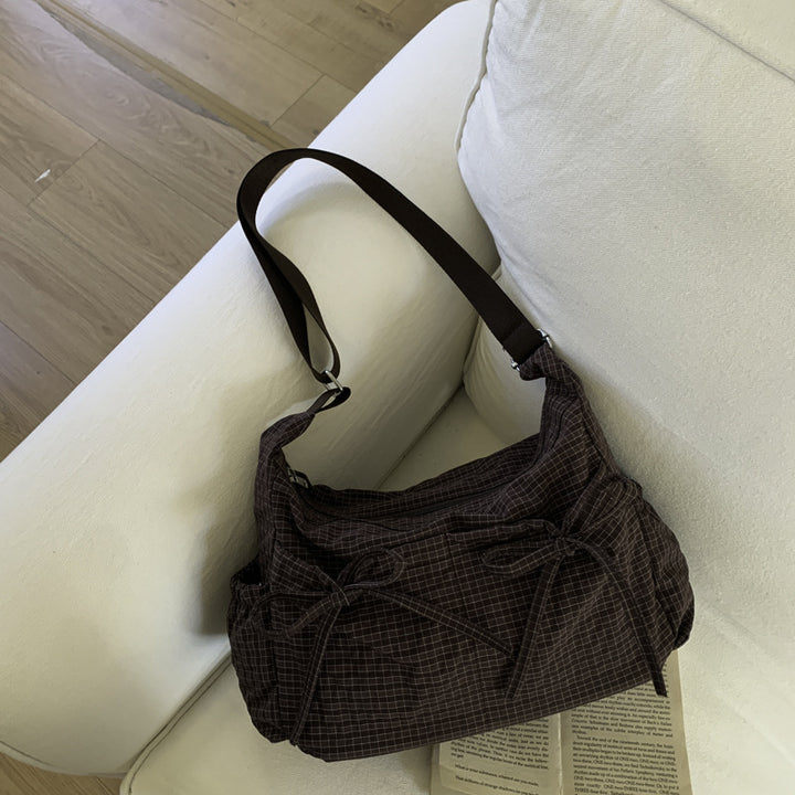 Soft Fabric Casual Shoulder Bag
