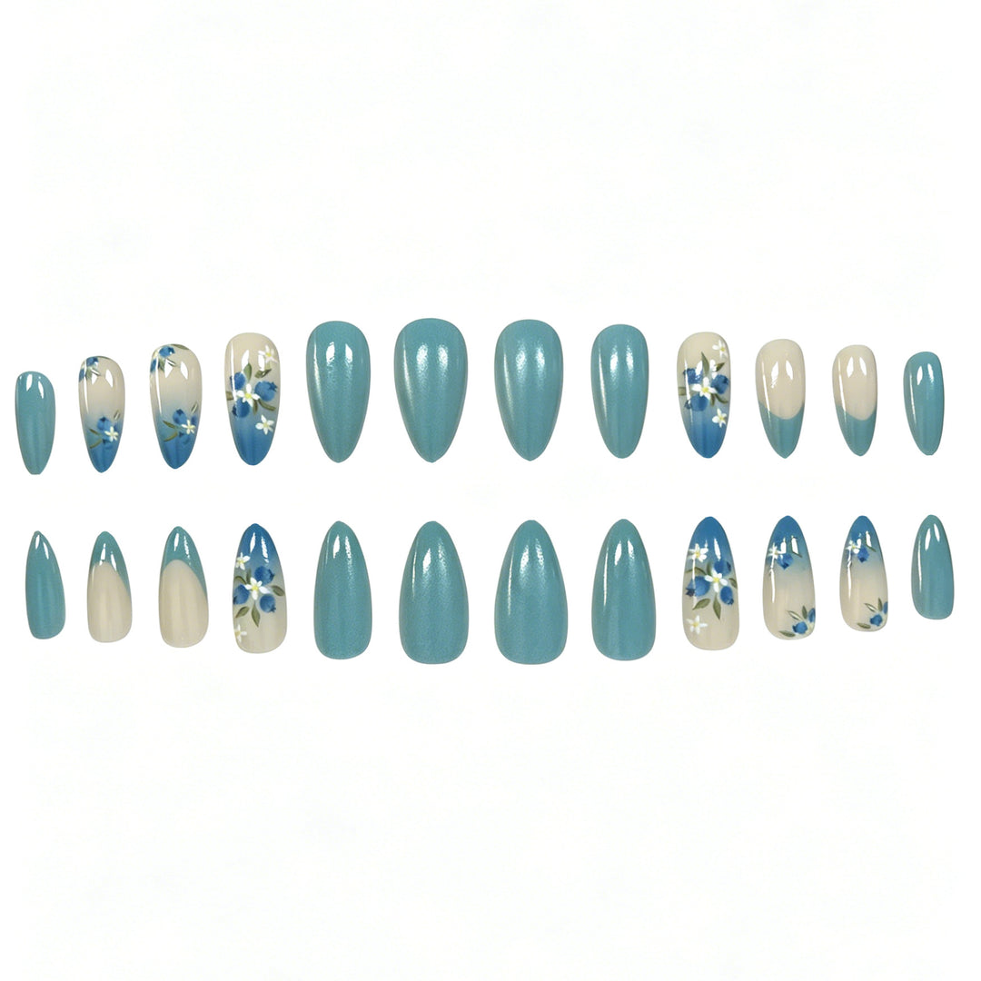 Floral Acrylic Nail Enhancements Kalsten