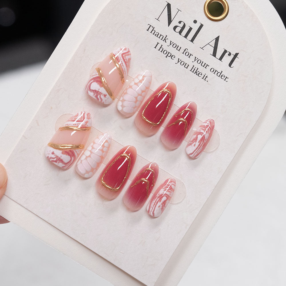 Stylish Abstract Nail Art