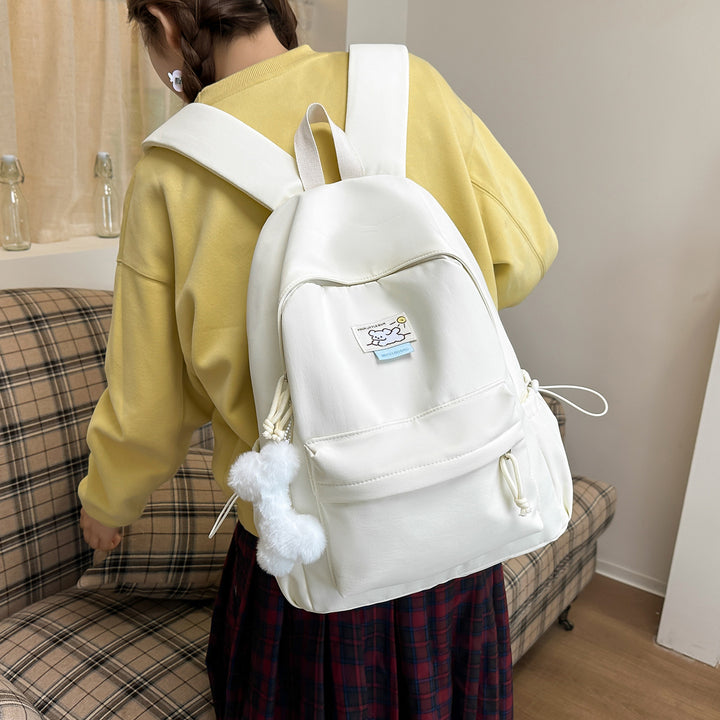 Cute Plush-Embellished Casual Backpack Kalsten