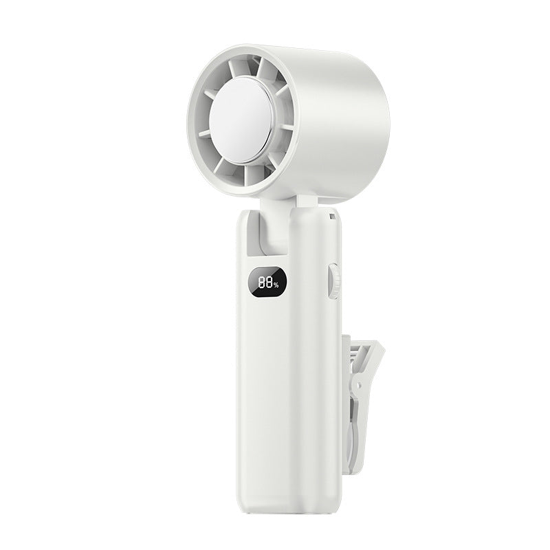 Unisex Rechargeable Portable Handheld Fan with LED Display Kalsten