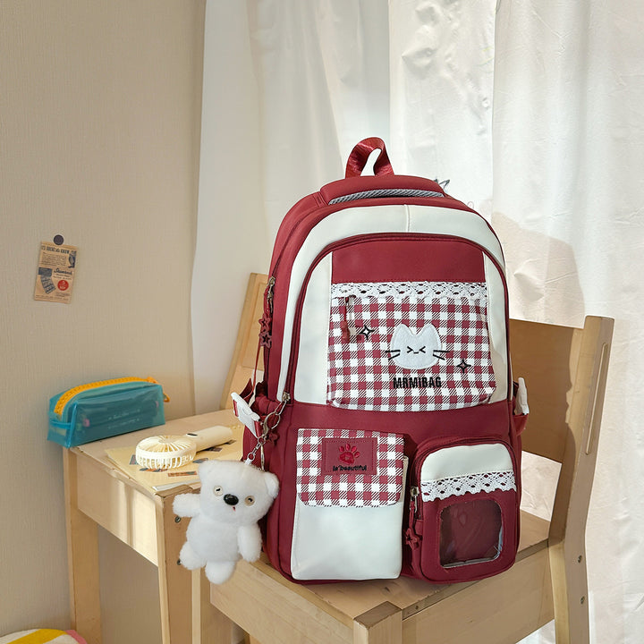Stylish Multi-Functional Backpack with Cute Accents Kalsten