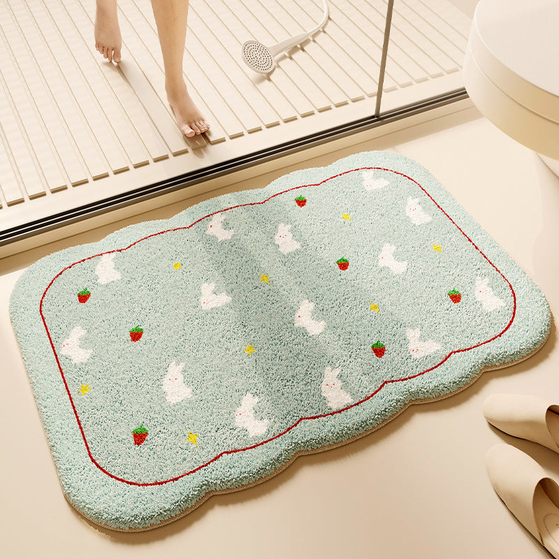 Cartoon Animal-Themed Bath Mat Kalsten
