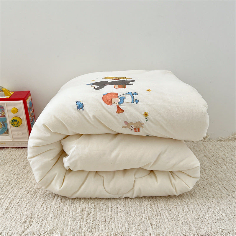 Unisex cuddly blanket with a cheerful animal motif Kalsten