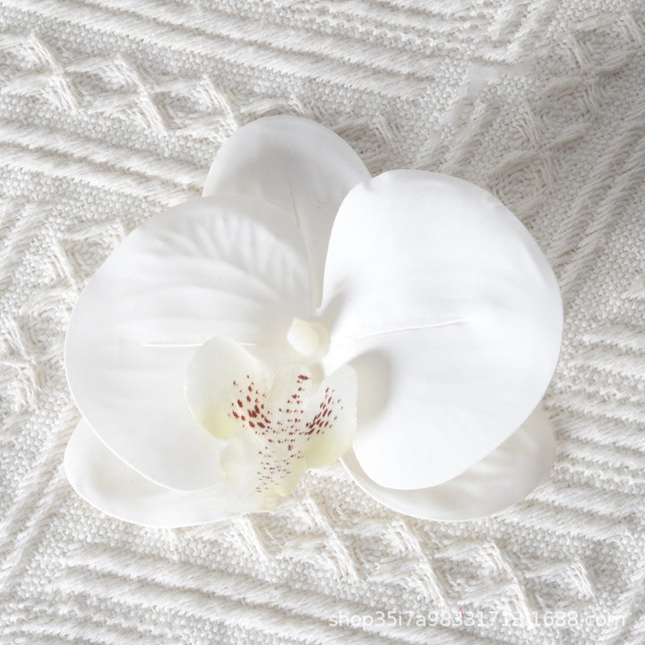 Elegant Artificial Orchid Hair Clip
