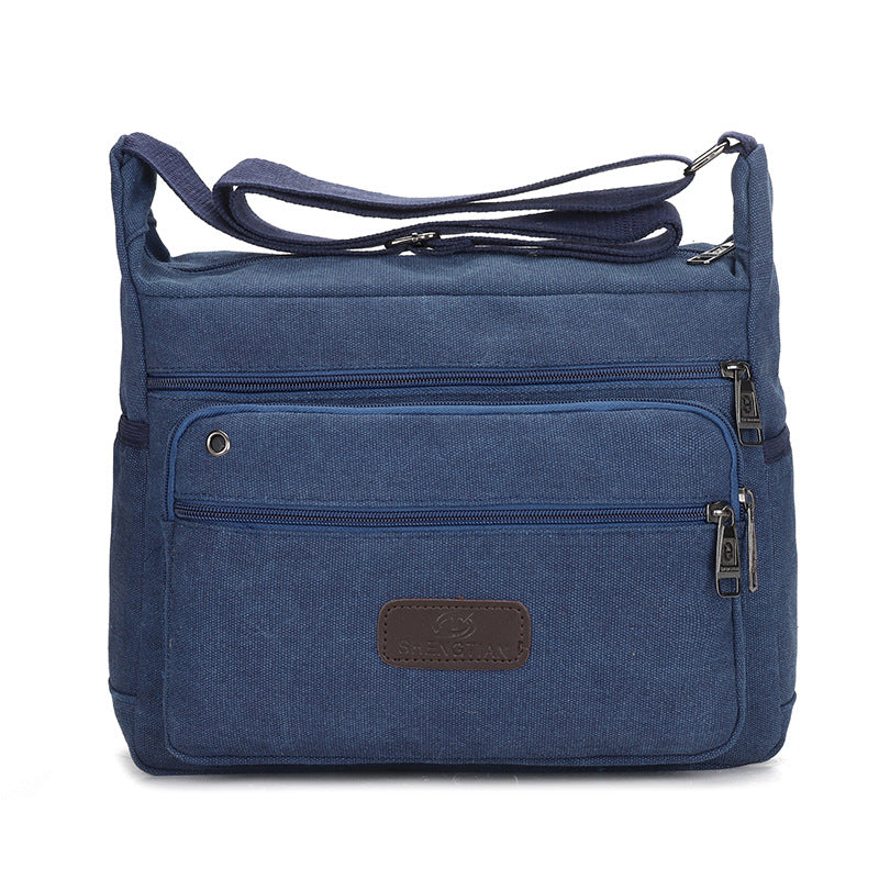 Versatile Canvas Messenger Bag