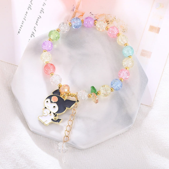 Playful bracelet with colorful glass beads Kalsten
