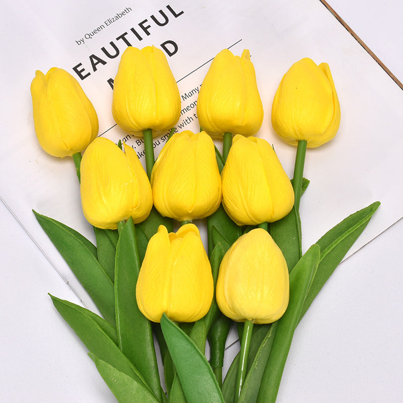Elegant Faux Tulip Bouquet