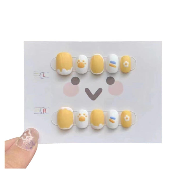 Cute Themed Press-On Nail Art