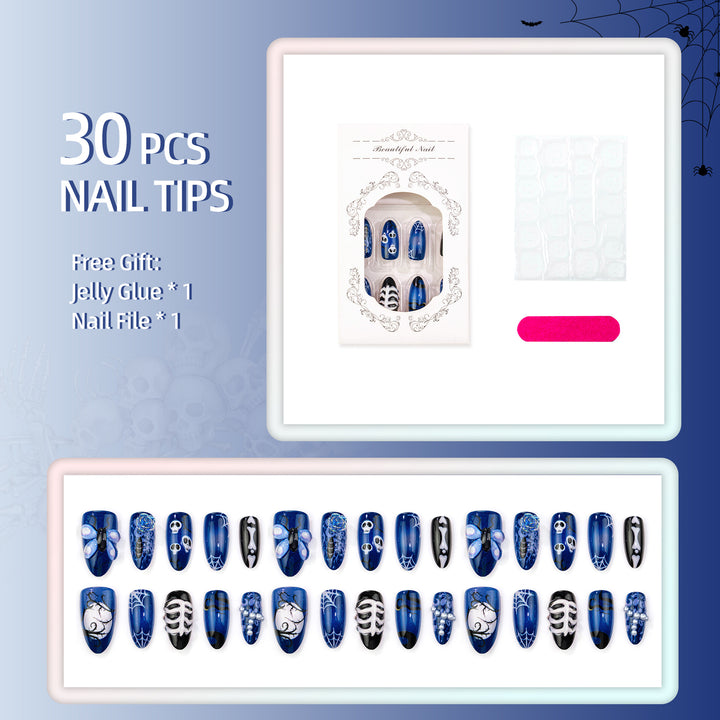 Gothic Themed Press-On Nails