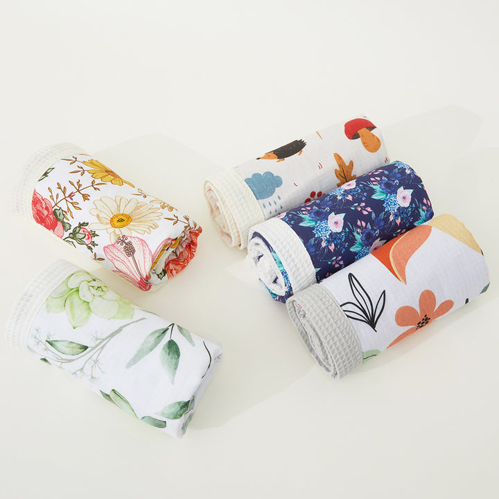 Floral Patterned Baby Blanket kalsten
