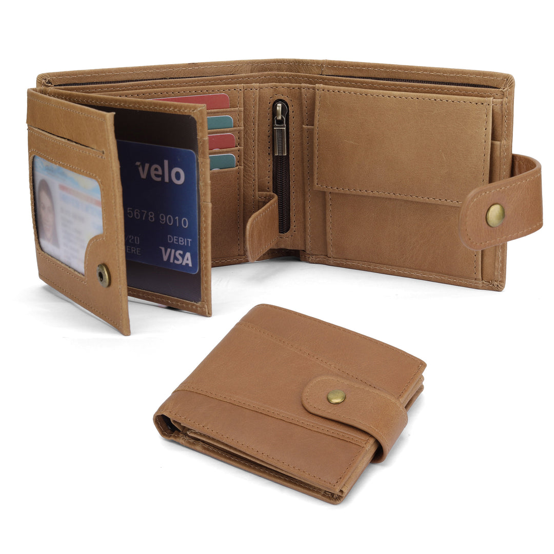Classic Bi-Fold Leather Wallet Kalsten