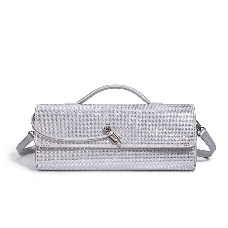 Elegant Rhinestone-Embellished Evening Clutch Kalsten
