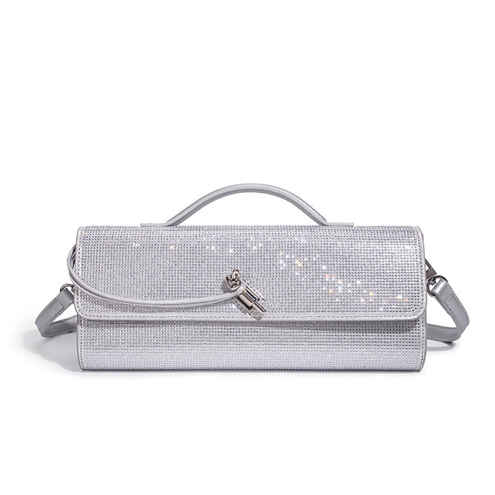 Elegant Rhinestone-Embellished Evening Clutch Kalsten