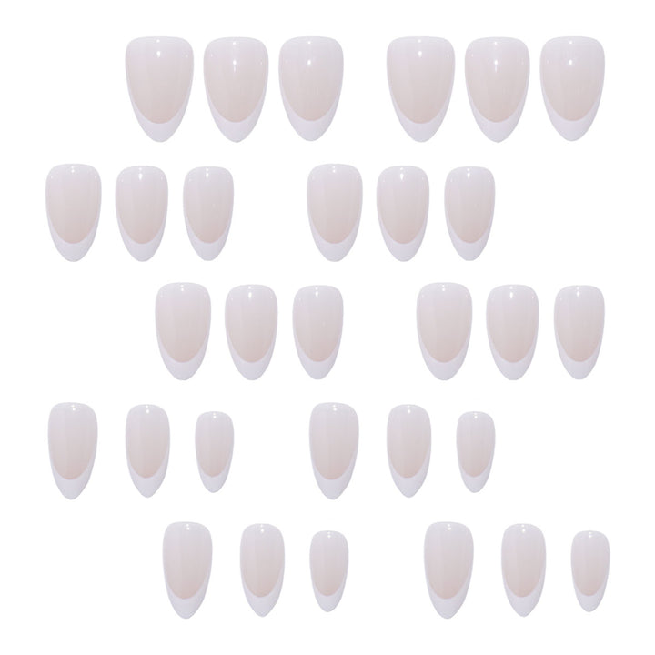 Stylish French Tip Press-On Nails
