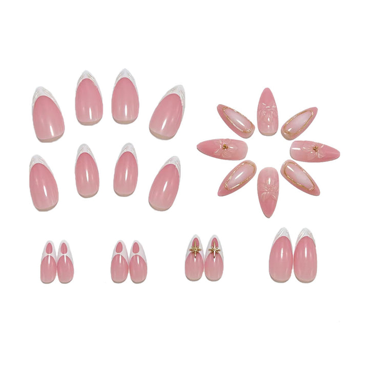 Elegant and sophisticated artificial nails with floral design Kalsten