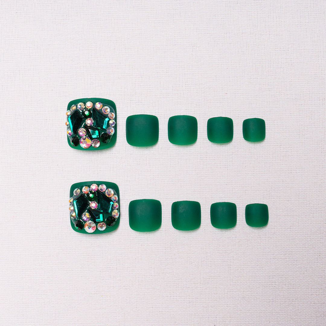 Decorative Rhinestone Pedicure Nail Art  1791110340