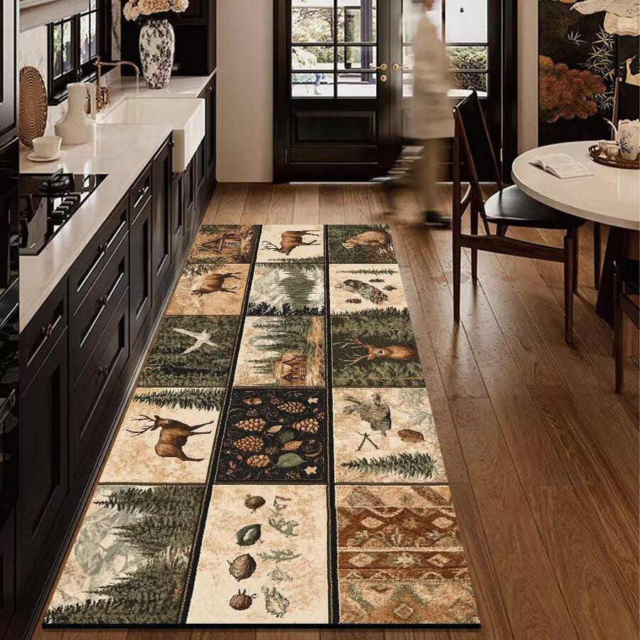 Rustic Outdoor Adventure Area Mat Kalsten