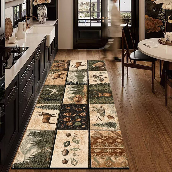 Rustic Outdoor Adventure Area Mat Kalsten
