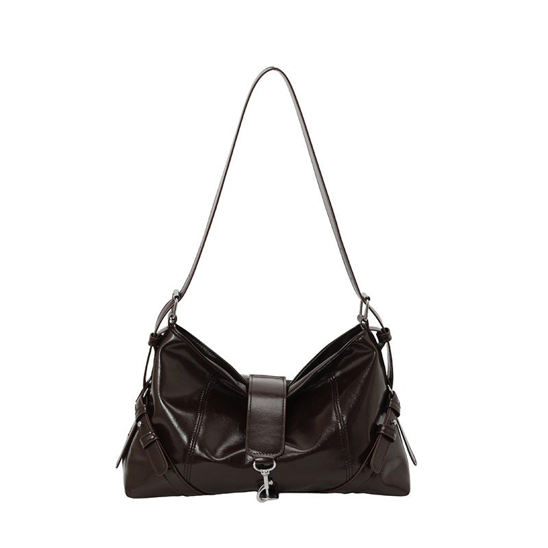 Chic Vegan Leather Shoulder Bag