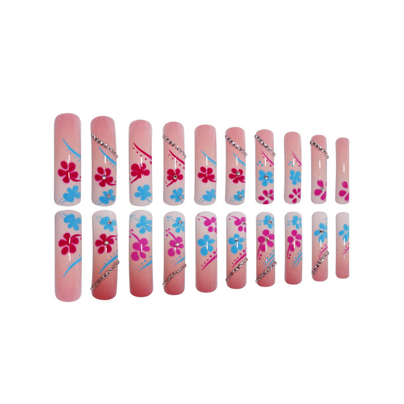 Decorative Floral Press-On Nail Enhancements Kalsten 1789447242