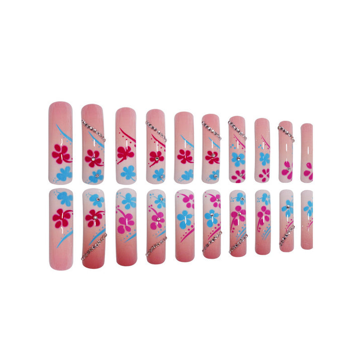 Decorative Floral Press-On Nail Enhancements Kalsten 1789447242