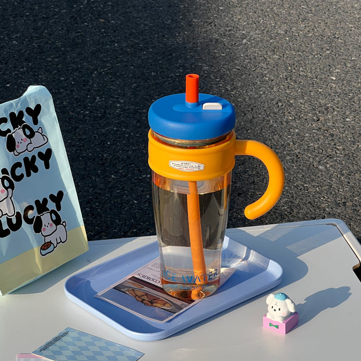 Women's Multifunctional Coffee Mug with Straw Kalsten
