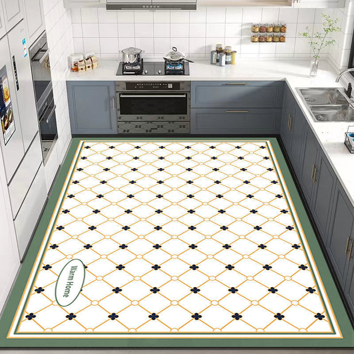 Geometric Pattern Kitchen Mat