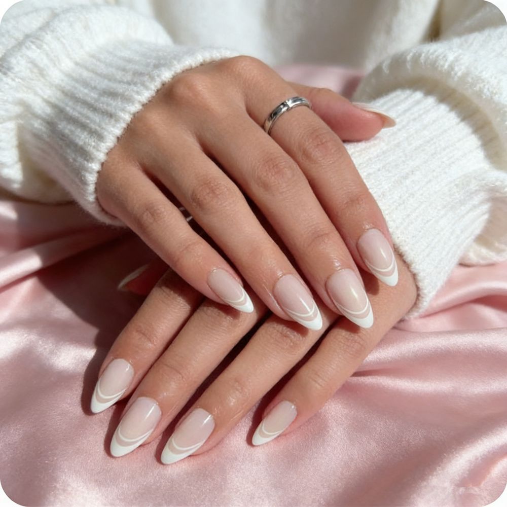 Classic Almond-Shaped Press-On Nail Tips