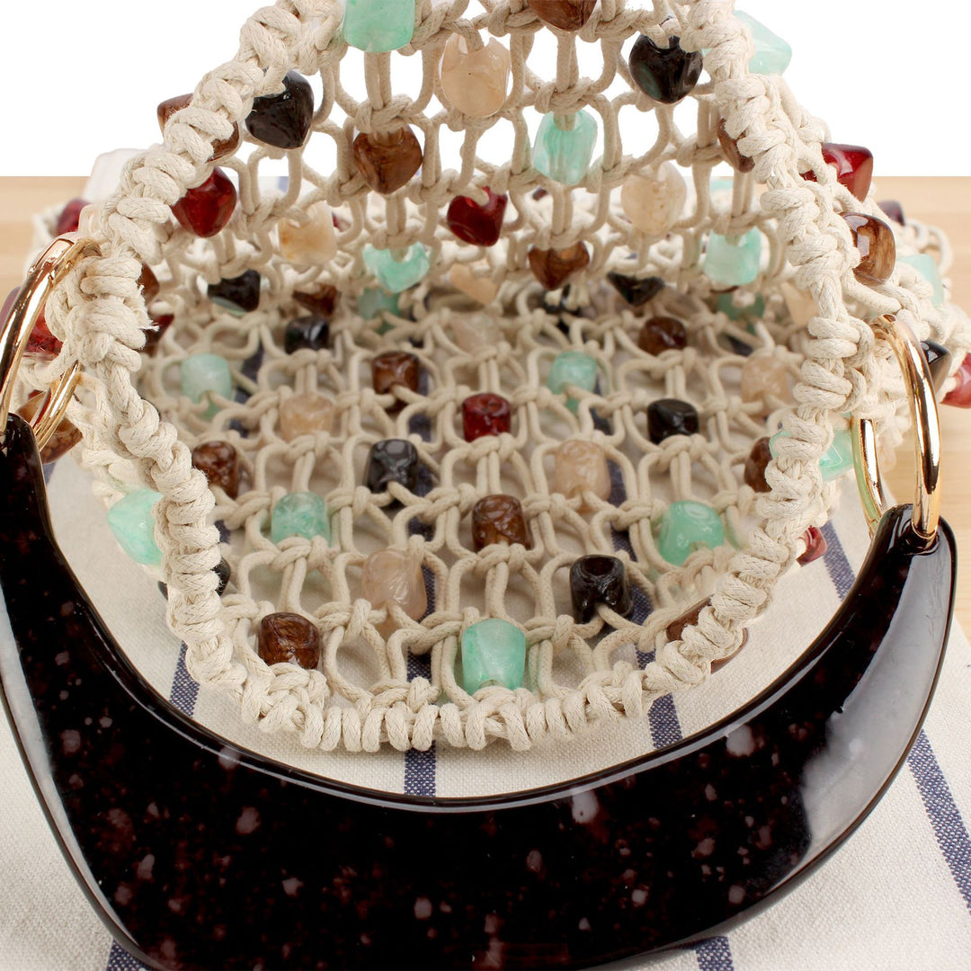 Handbag with Colorful Decorative Element Kalsten