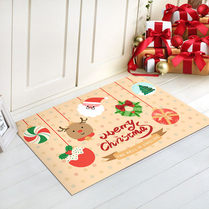 Festive Holiday Entrance Mat Kalsten