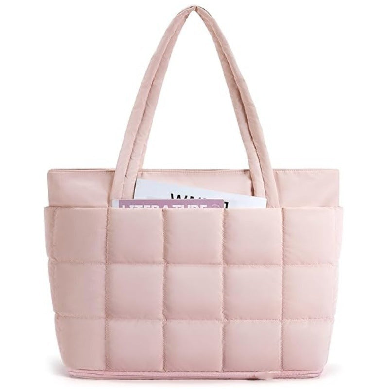 Quilted Oversized Tote Bag Kalsten