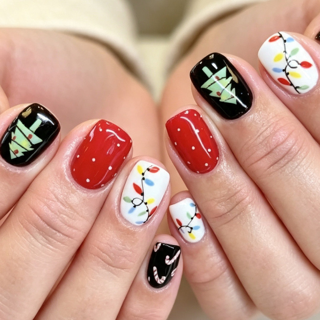 Festive Christmas Nail Art Enhancements Kalsten